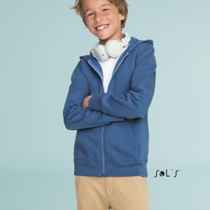 Hoodie KIDS 50% cotton 50% polyester STONE