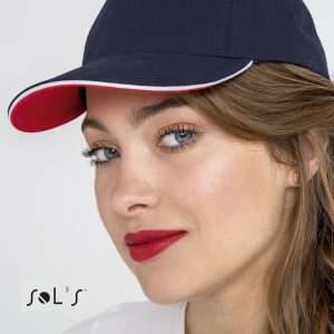 Cap 5 panel 100% cotton LONGCHAMP