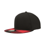 6 Panel High Profile Structured Plaid Snapback