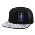 6 Panel High Profile Structured Bandanna Trucker