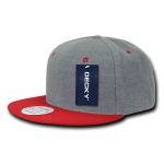 6 Panel High Profile Structured Melton Snapback