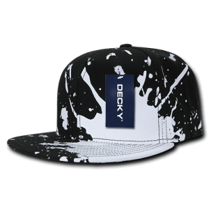 6 Panel High Profile Structured Splat Snapback