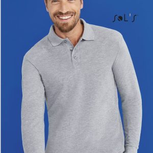 Jumper with collar and button down 100% combed ring spun cotton STAR