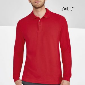 Polo shirt long sleeve Men's 100% combed ring spun cotton WINTER II