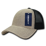 6 Panel Low Profile Structured Jute Trucker