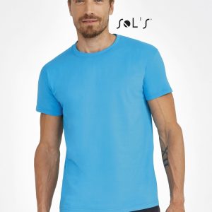 T-shirt round neck Men's 100% semi combed ring spun cotton IMPERIAL