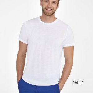 T SHIRT UNISEX ROUND COLLAR T-SHIRT FOR SUBLIMATION