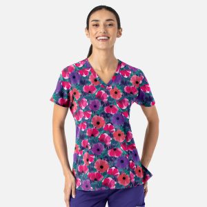 Prints Womens V-Neck Print Top