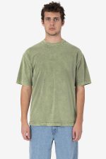 Short Sleeve Mineral Wash Crew Tee