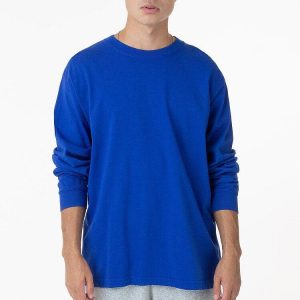Long Sleeve Garment Dye Crewneck Tee
