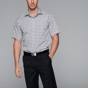 DEVONPORT MENS SHIRT SHORT SLEEVE RUNOUT