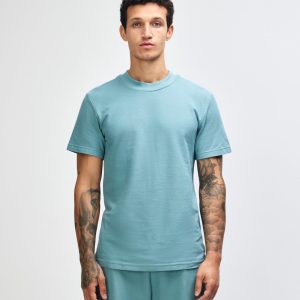 American Apparel Unisex Pique Mockneck T-shirt