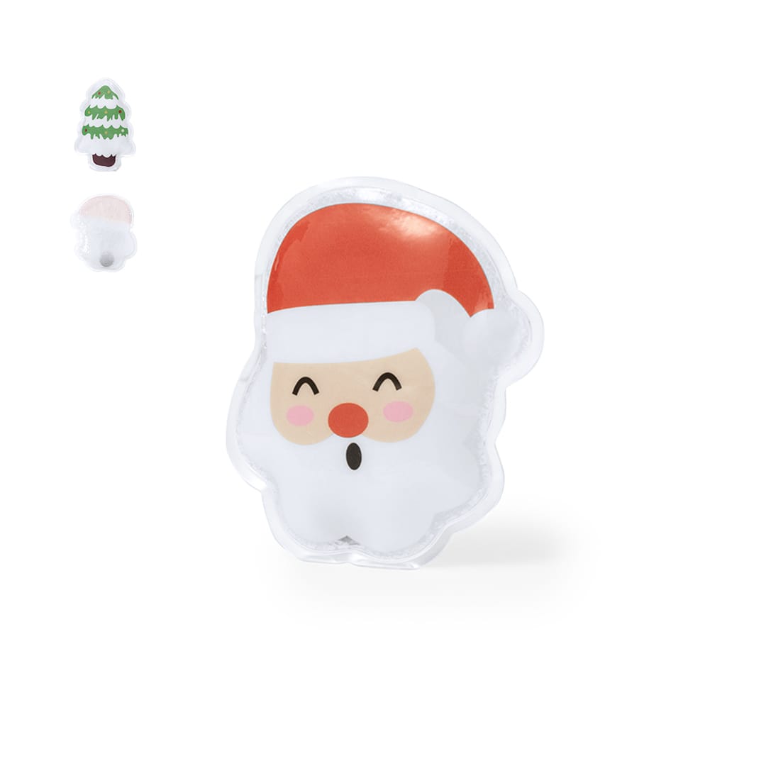A Christmas-themed heat pack shaped like Santa Claus, featuring a red hat and a smiling face. Cepex Heat Pack - Image 1