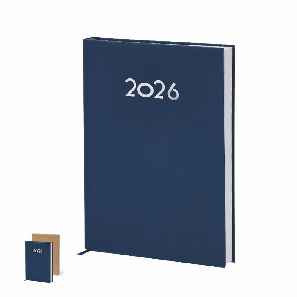 A navy blue planner and a small notebook, both featuring the year "2026" on the covers. Bultman - Image 1
