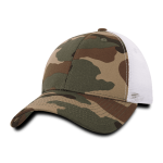 6 Panel Low Profile Structured Camo Trucker