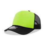 5 Panel High Profile Structured Two Tone Foam Trucker