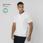 Charles Adult White Polo Shirt