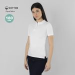 Charles Women White Polo Shirt