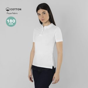 Charles Women White Polo Shirt