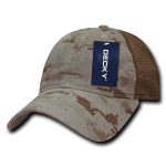 6 Panel Low Profile Relaxed Camo Trucker