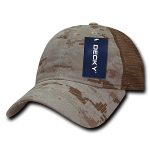 6 Panel Low Profile Relaxed Camo Trucker