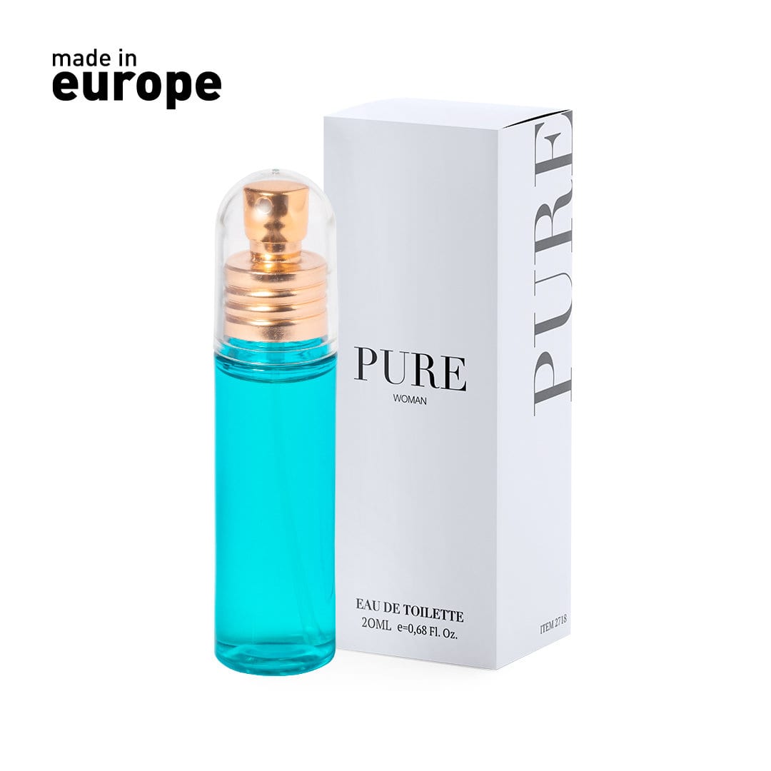 A bottle of turquoise Eau de Toilette for women, presented with a white box and a logo. Steclers Eau de Toilette for Women - Image 1
