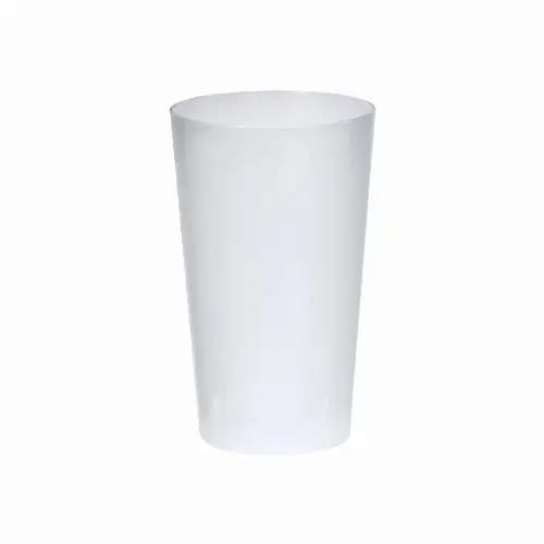 A white drink bottle with a smooth finish, featuring a simple design and a logo on the front. Coxtu - Image 1