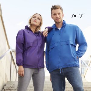 Raincoat UNISEX 100% waterproof nylon material SURF