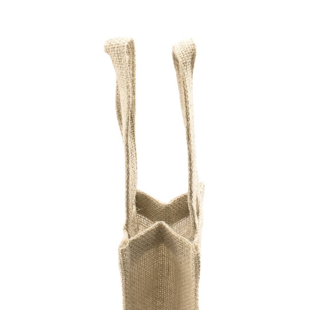 A natural jute bag with two straps and a textured surface, featuring a simple design and no visible branding. Holden Bag - Image 1