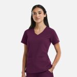 Matrix Pro Womens Curved V-Neck Top