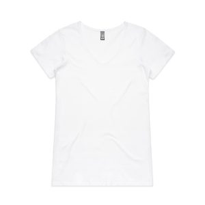 Wo's Bevel V Neck Tee