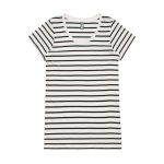 Wo's Loop Stripe Tee