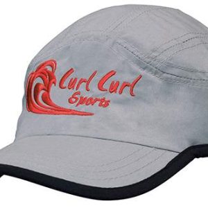 Microfibre Sports Cap with Trim on Edge of Crown & Peak