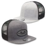 Heathered Flat Peak Trucker
