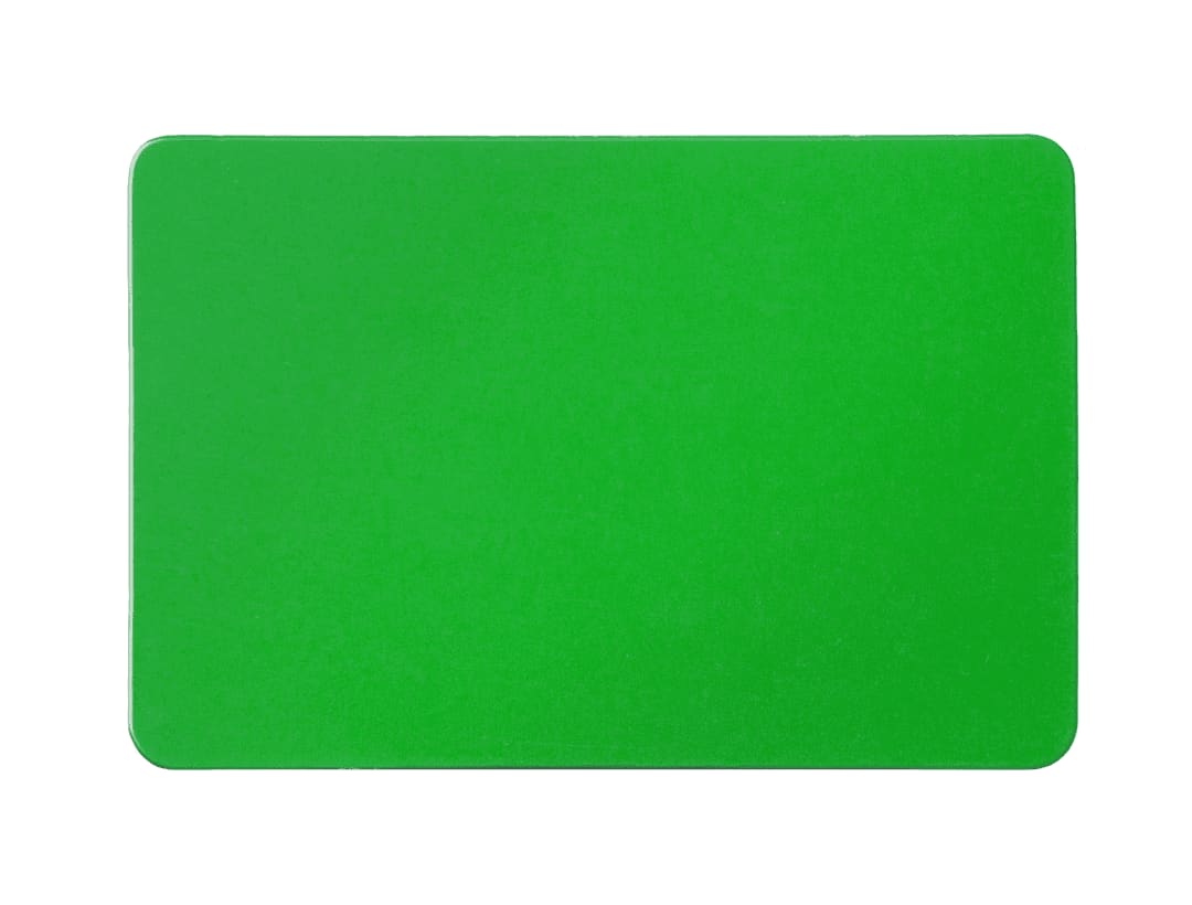 A rectangular green magnet with rounded corners, featuring a smooth surface and no visible branding. Kisto Magnet - Image 1