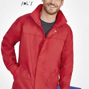 Jacket - Men's Jersy lined , water repellent , hood MISTRAL