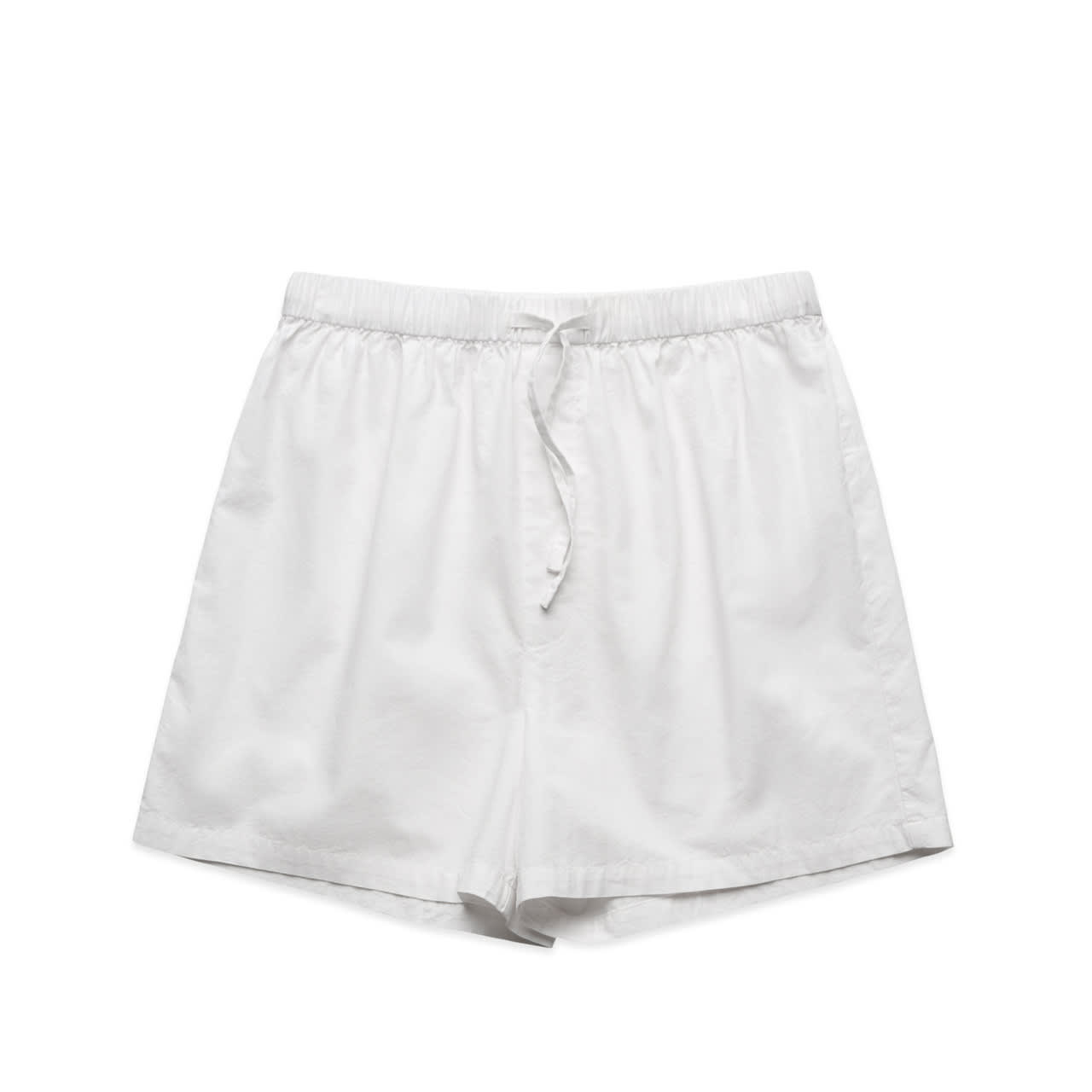 A pair of white pyjama bottoms with an elastic waistband and drawstring, featuring a simple design. Wo's Pyjama Bottom - Image 1