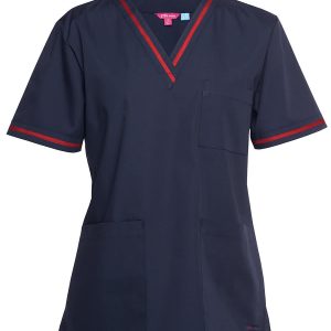 JB's Contrast Ladies Scrubs Top