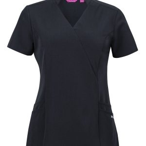 JB's Ladies Nu Mandarin Collar Scrub Top