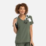 Momentum Womens Mock Wrap Top