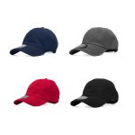 Bay 6 Panel Cotton Cap with Metal Buckle