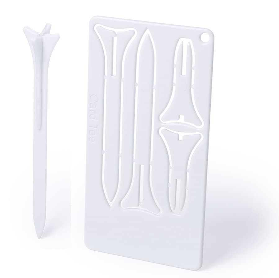 A white plastic tool set featuring various shaped applicators and a matching storage card. Tunker - Image 1