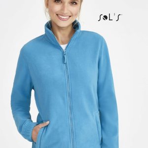 Fleece top women's zippered NORTH