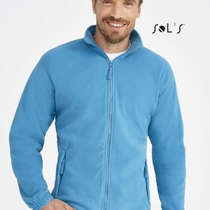 NORTH MEN'S ZIPPED FLEECE JACKET