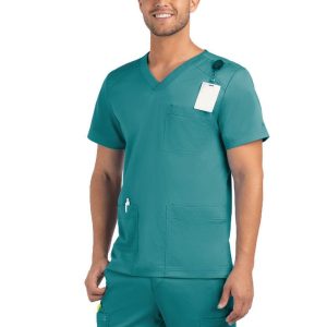 Matrix Mens 3 Pocket V-Neck Top