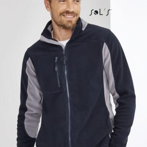 Polar fleece top Men's zippered NORDIC