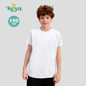 YC150 Kids White T-Shirt "keya"