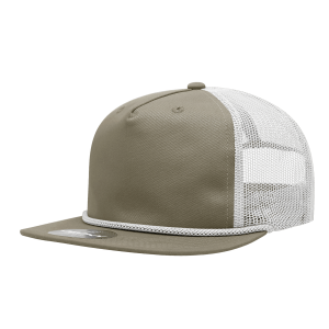 5 Panel High Profile Relaxed Trucker Rope