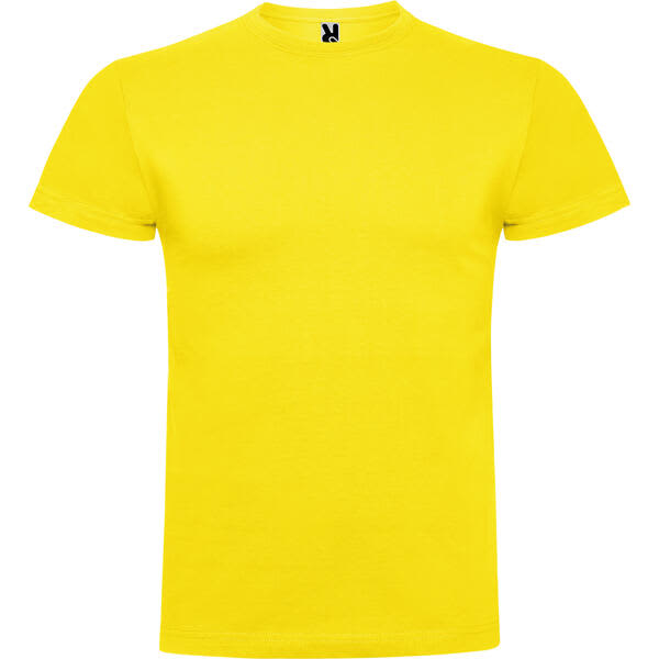 A yellow Braco T-Shirt with a crew neck and short sleeves, featuring a small logo on the neckline. Braco T-Shirt - Image 1