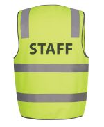 JB's Hv (D+N) Safety Vest Print Staff Lime